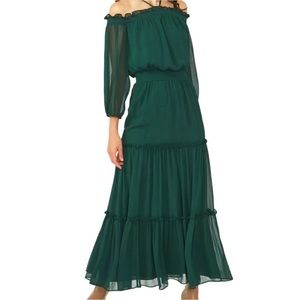 1State Smocked Waist Halter Maxi Dress